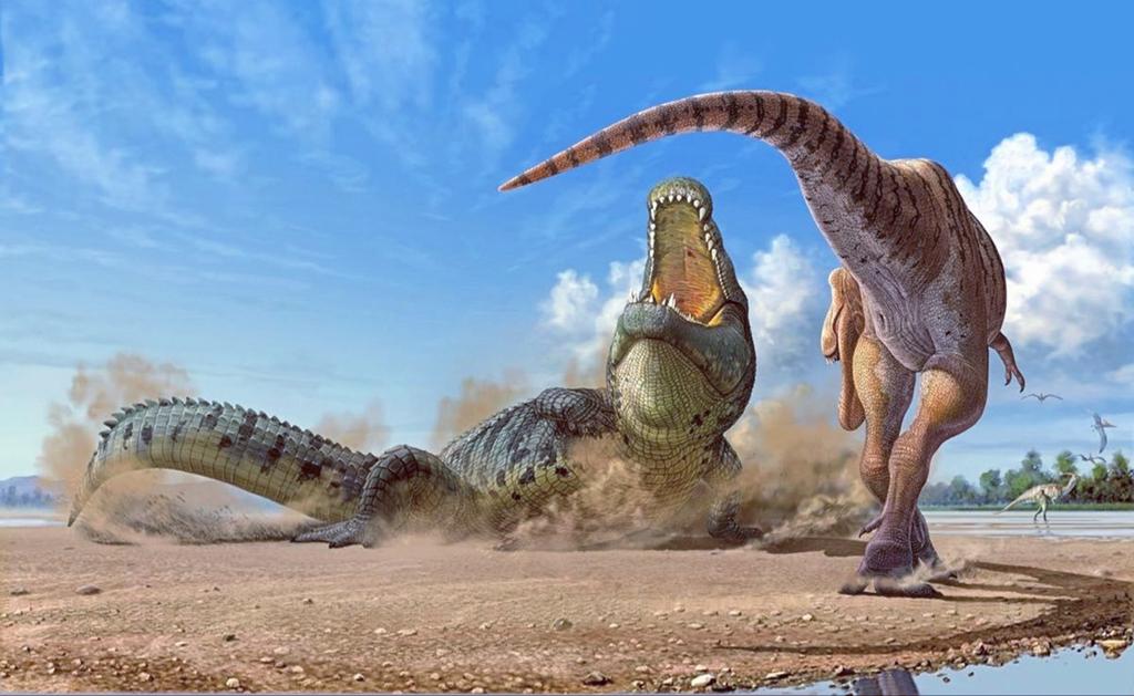 鳄鱼和恐龙曾生活在同一时期，为什么鳄鱼留了下来，恐龙灭绝了？ onerror=